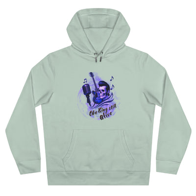 Rock 'n' Roll King Hooded Sweatshirt - 'The King Still Alive' Graphic