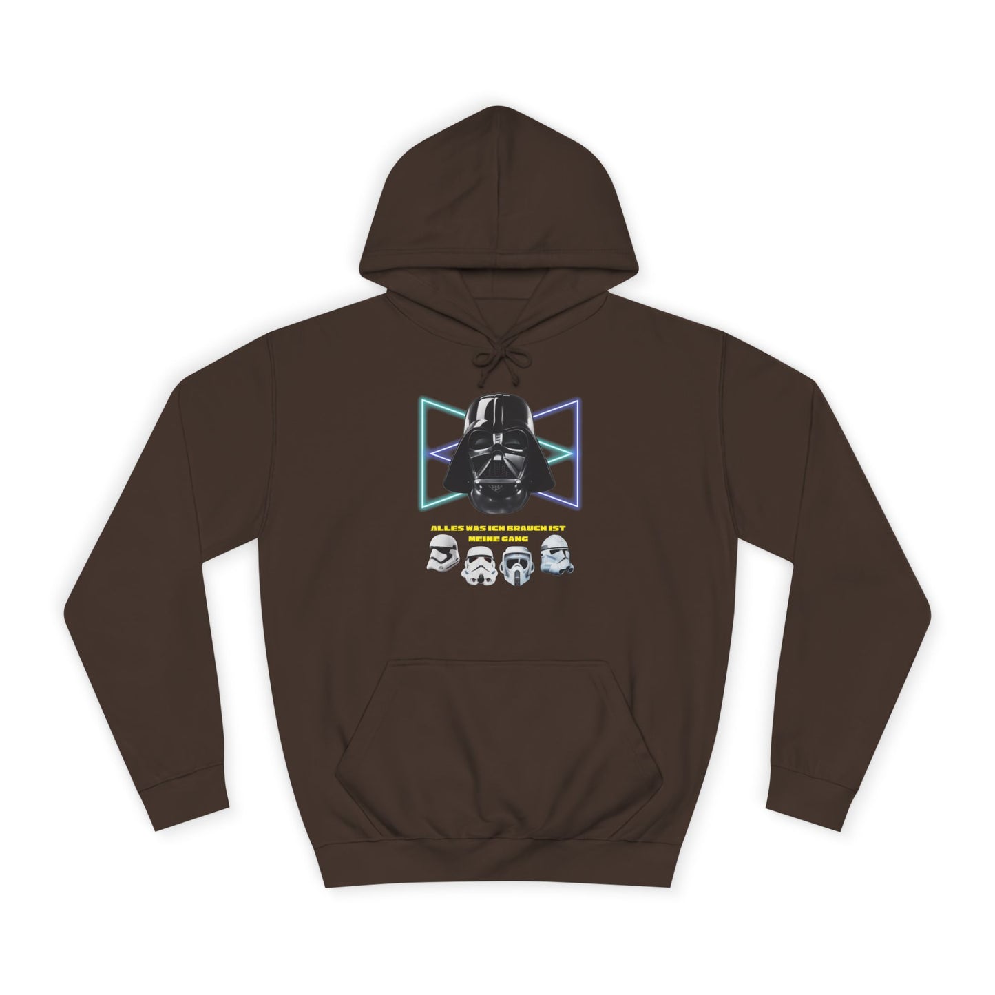 Star Wars unisex Hoodie - Darth Vader   - Alles was ich brauch ist meine Gang - beidseitig bedruckt
