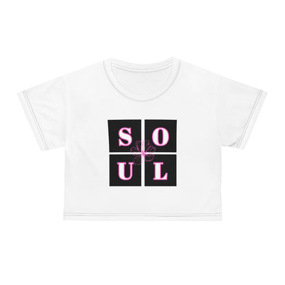 Soul Vibes Crop Tee - Stylish &amp; Comfortable Top for Self-Expression