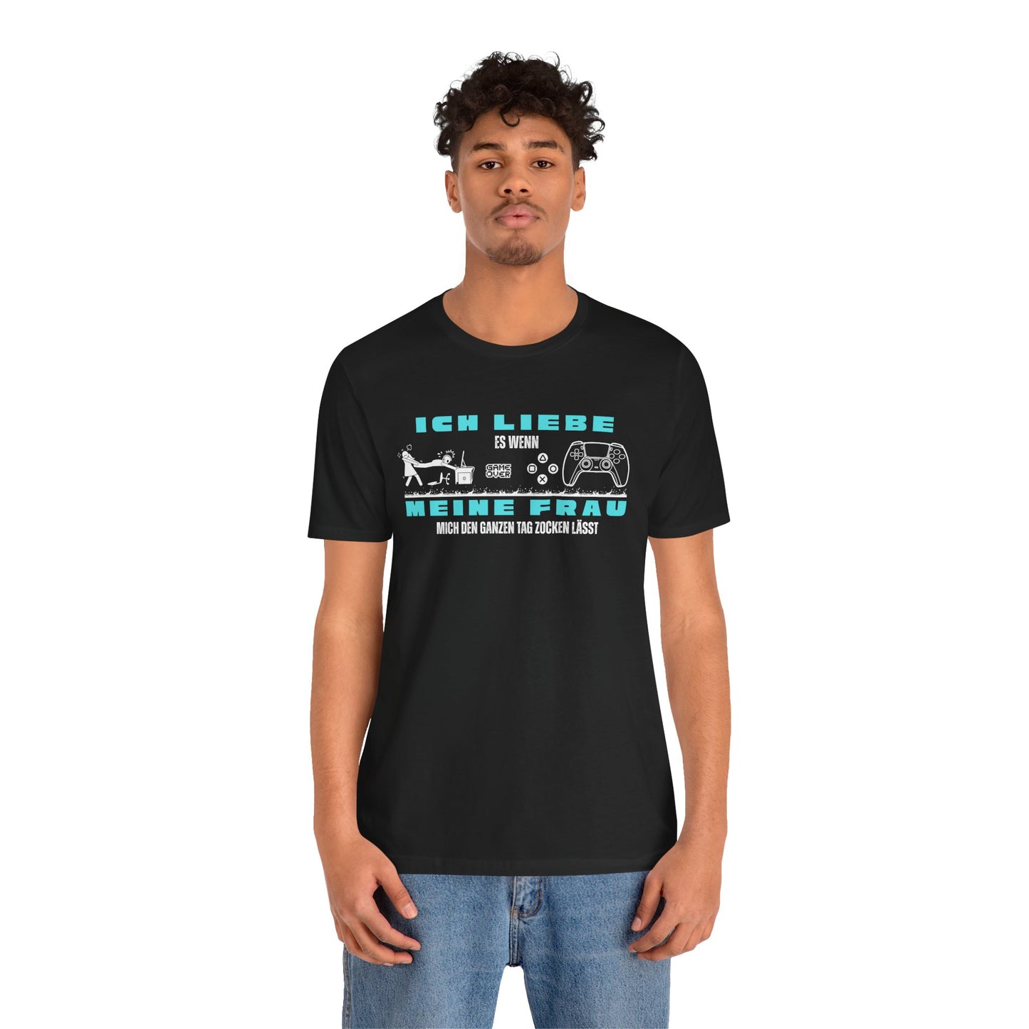 Ich Liebe Meine Frau T-Shirt - Unisex Jersey Tee for Gamers