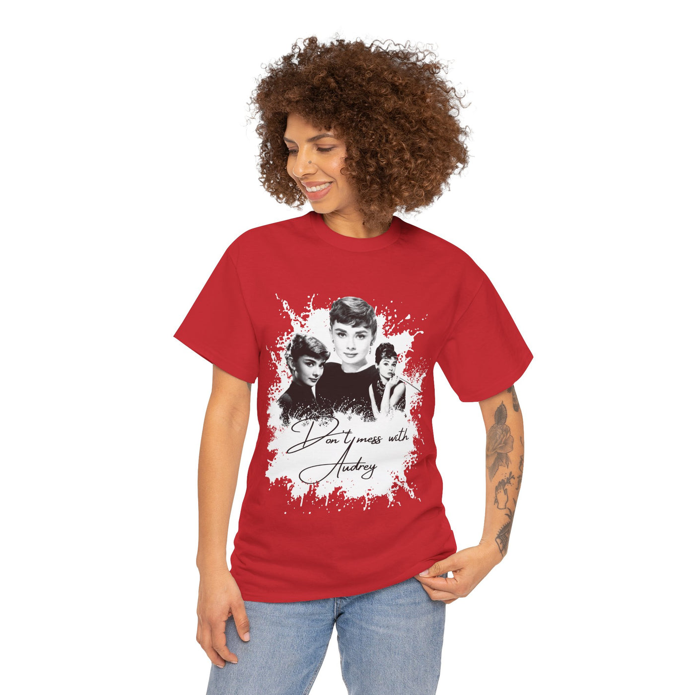 Don't mess with Audrey - Audrey Hepburn T Shirt