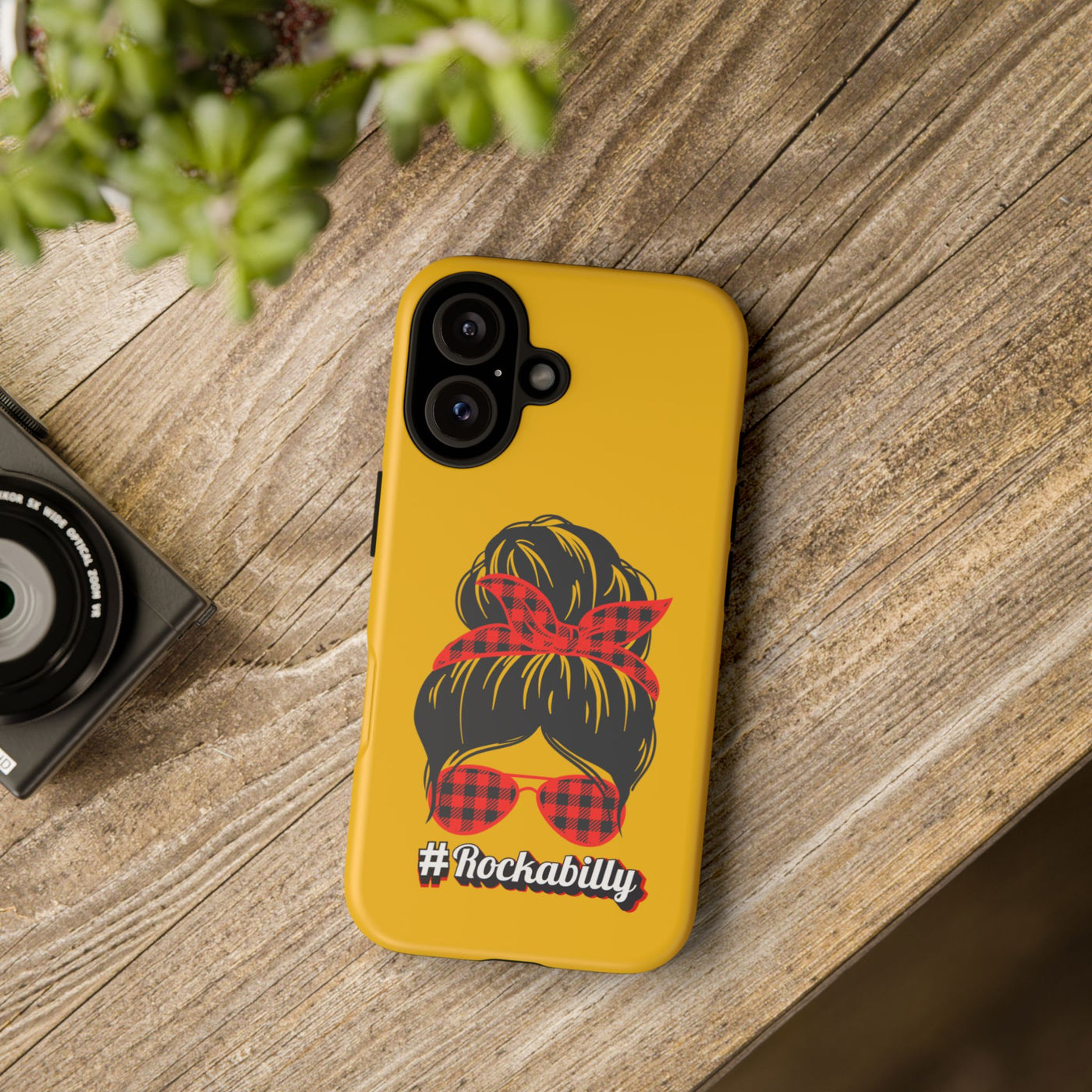 Handyhülle Rockabilly Phone Case, Vintage Scooter Design, Retro Style Cover