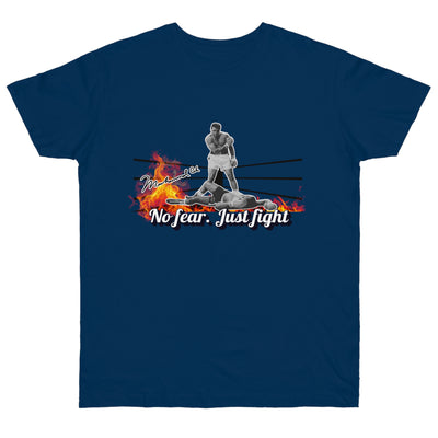 No Fear Just Fight T-Shirt, Motivational Shirt Muhammad Ali