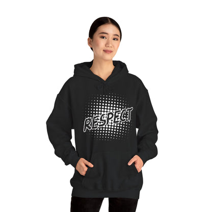 Respect Unisex Hooded Sweatshirt, Streetwear Hoodie