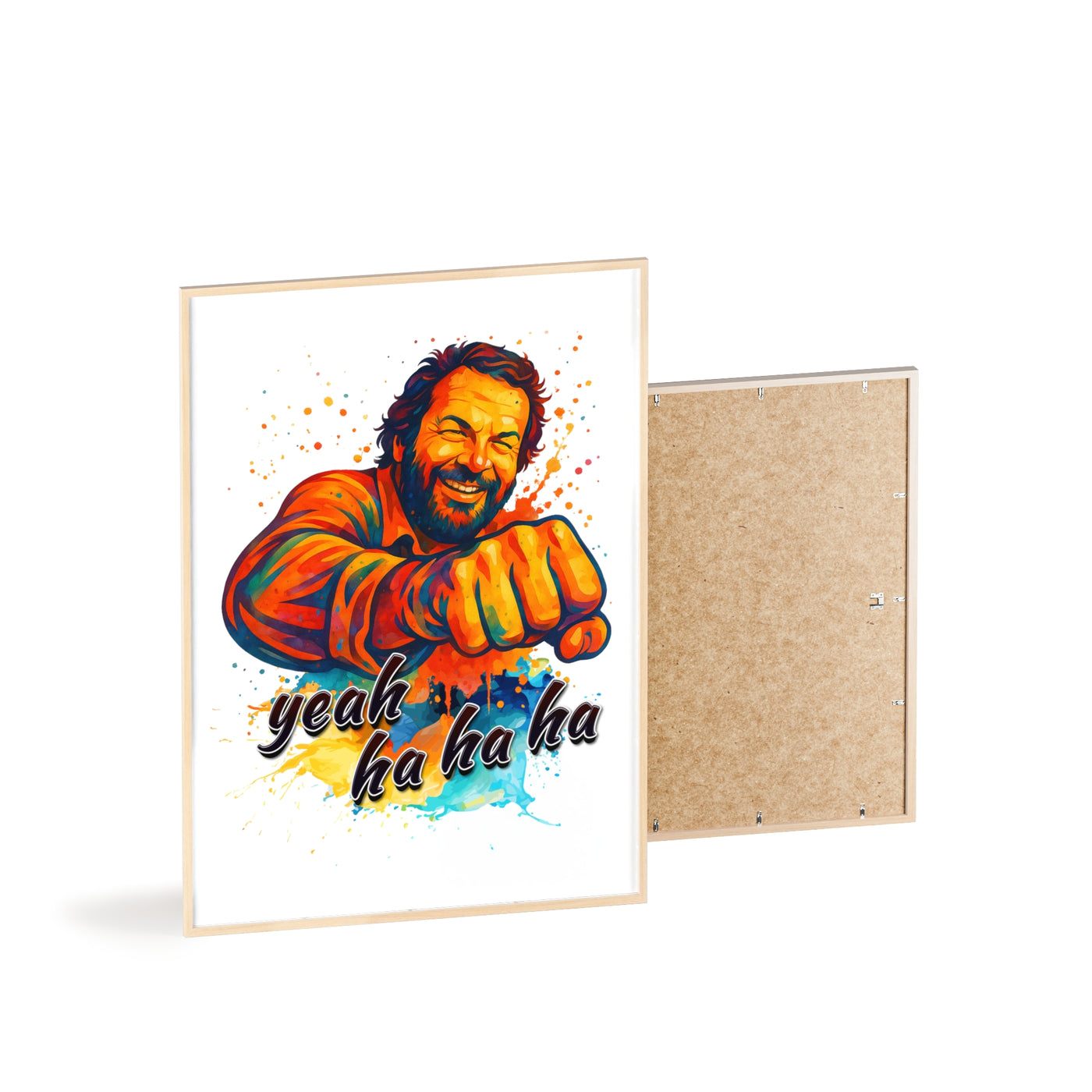 Funny Motivational Poster with Bud Spencer – 'Yeah Ha Ha Ha' 