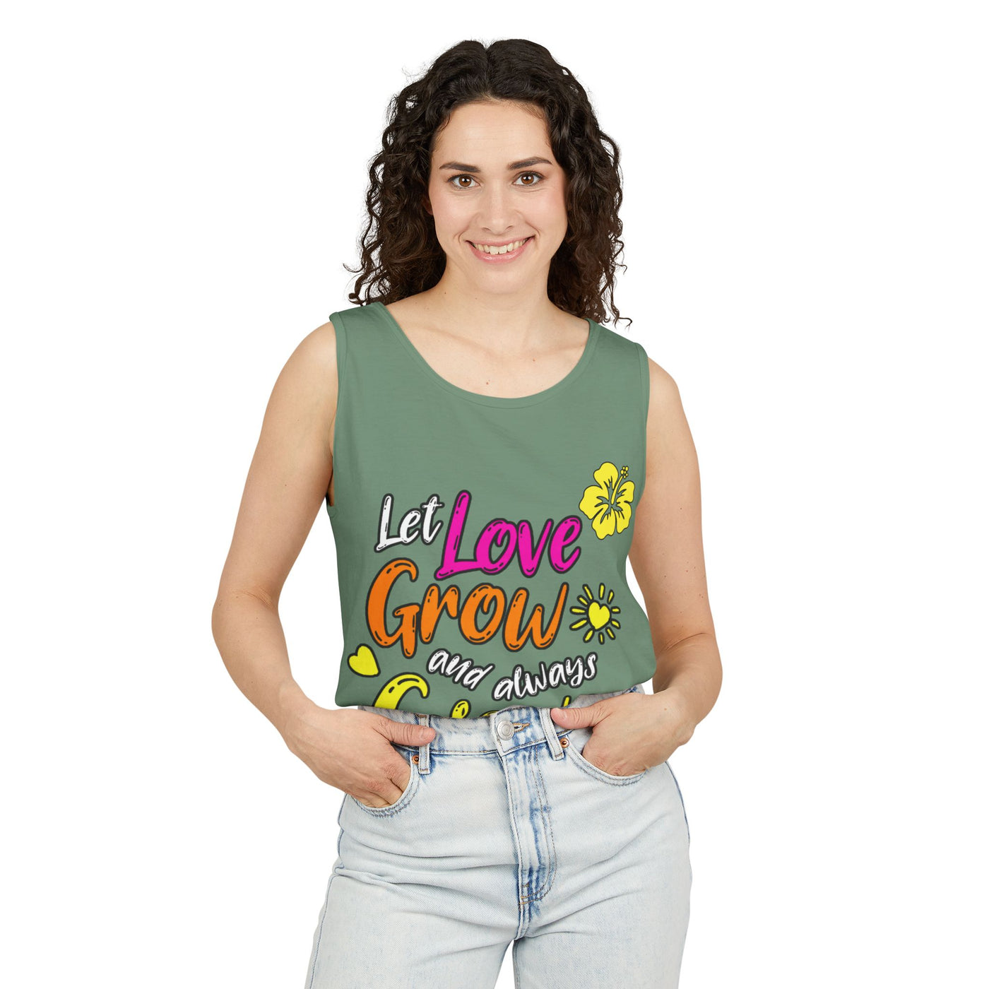 Tank Let Love Grow ... , Motivational Workout Shirt
