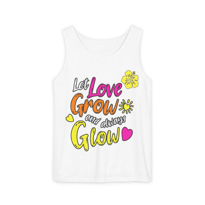 Tank Let Love Grow ... , Motivational Workout Shirt