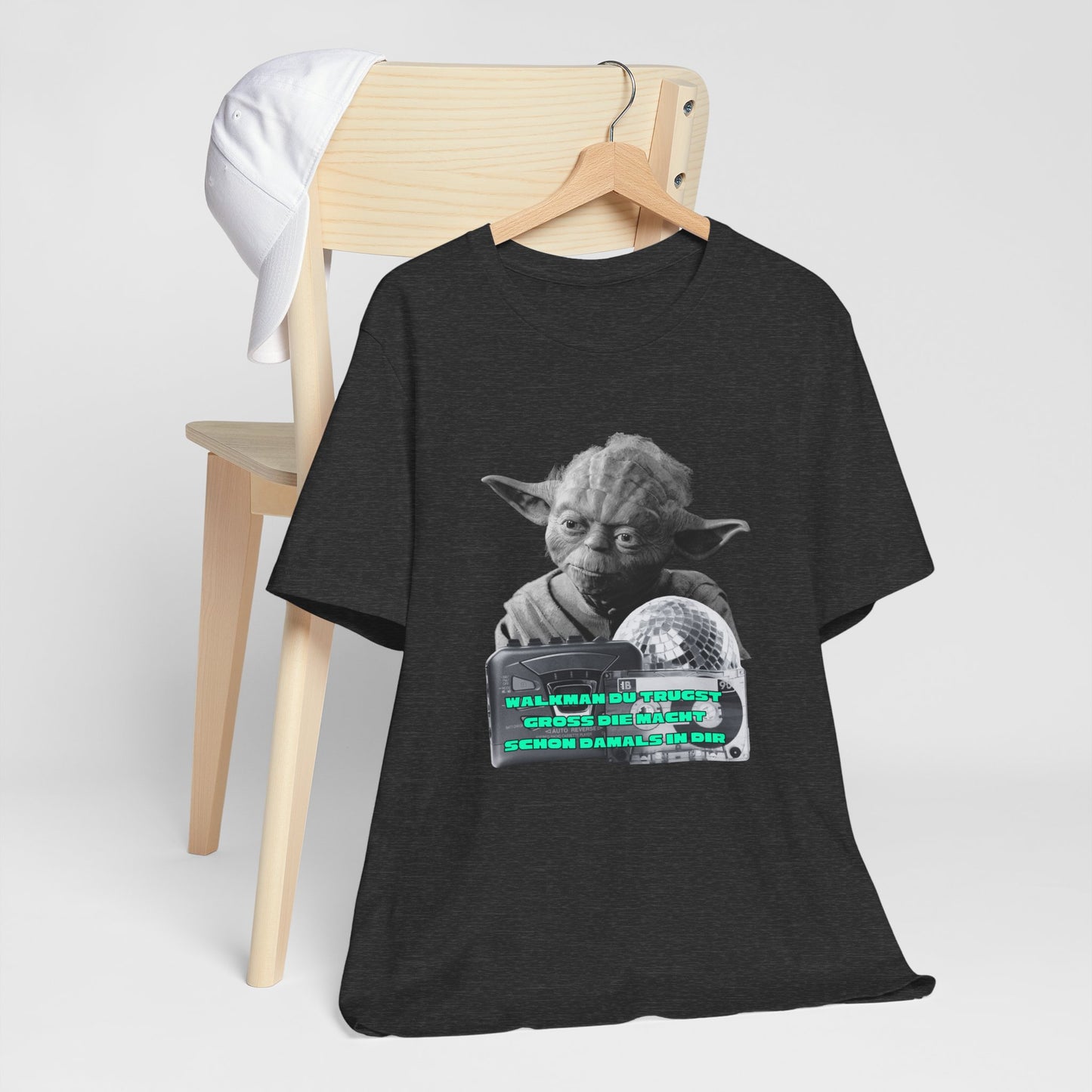 Funny Yoda Quote Unisex Tee - Walkman du kennst - erfahren du bist starwars