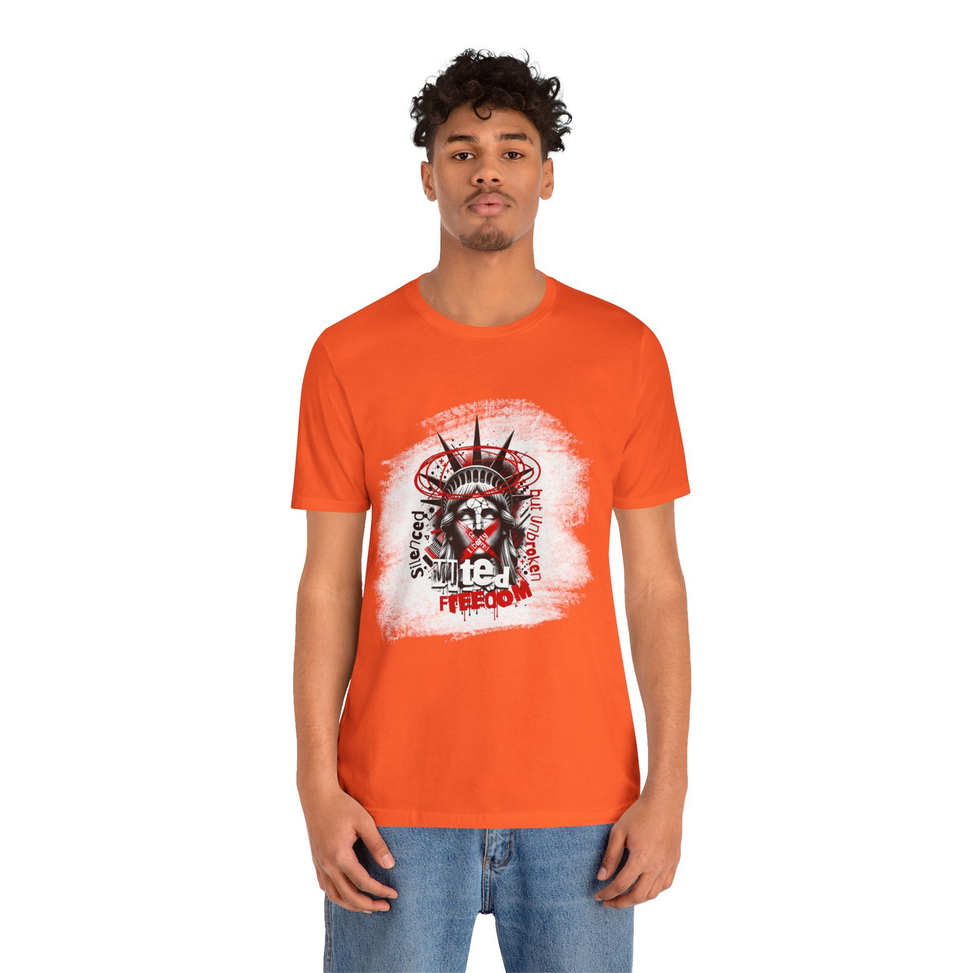 Freedom-Themed Unisex T-Shirt, Statue of Liberty - Freiheitsstatue