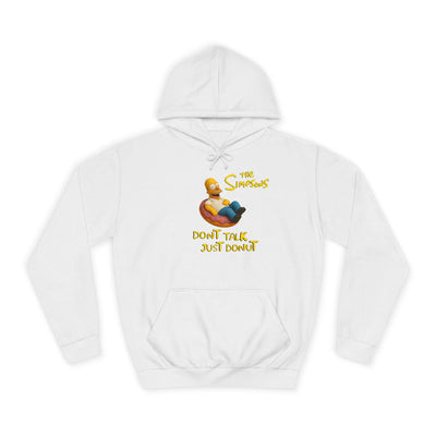 Funny Donut Lover Hoodie, Unisex College Hoodie, The Simpsons