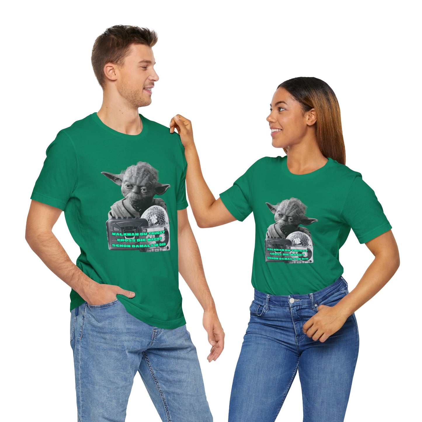Funny Yoda Quote Unisex Tee - Walkman du kennst - erfahren du bist starwars