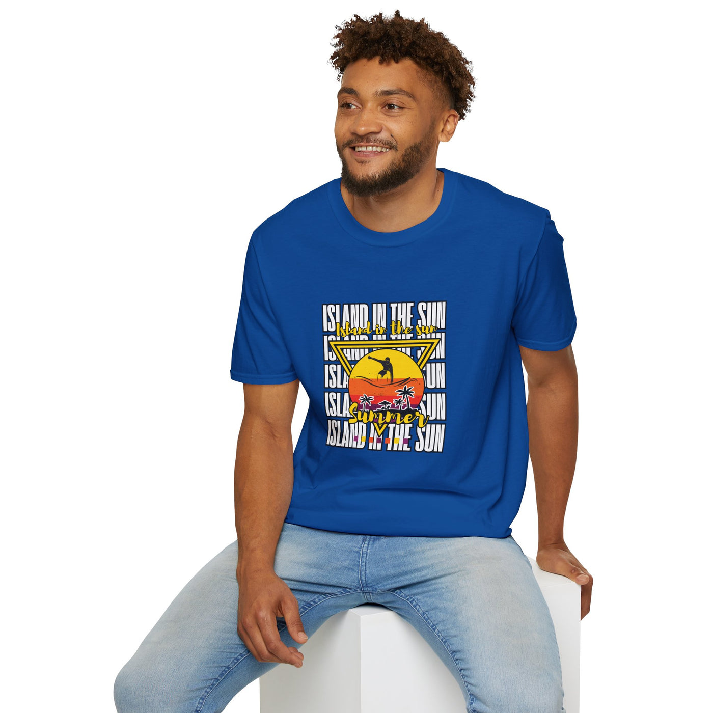 Island in the Sun Unisex Softstyle T-Shirt -Beach Vibes