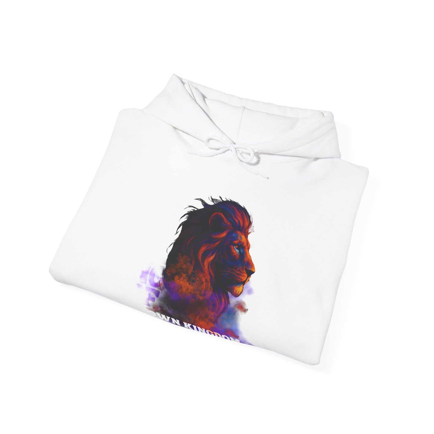 Inspirational Lion Hoodie "i am the king of my kingdom"