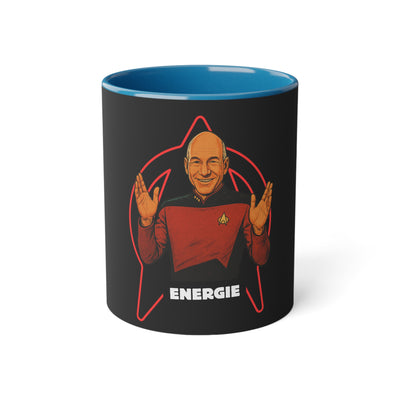 Starfleet Captain Mug - Energize Your Morning, Perfect Gift for Star Trek Fans, Black and White Accent Coffee Cup, Geeky Merchandise, [...]