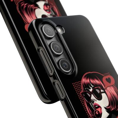 Retro Girl Snap Case Handyhülle