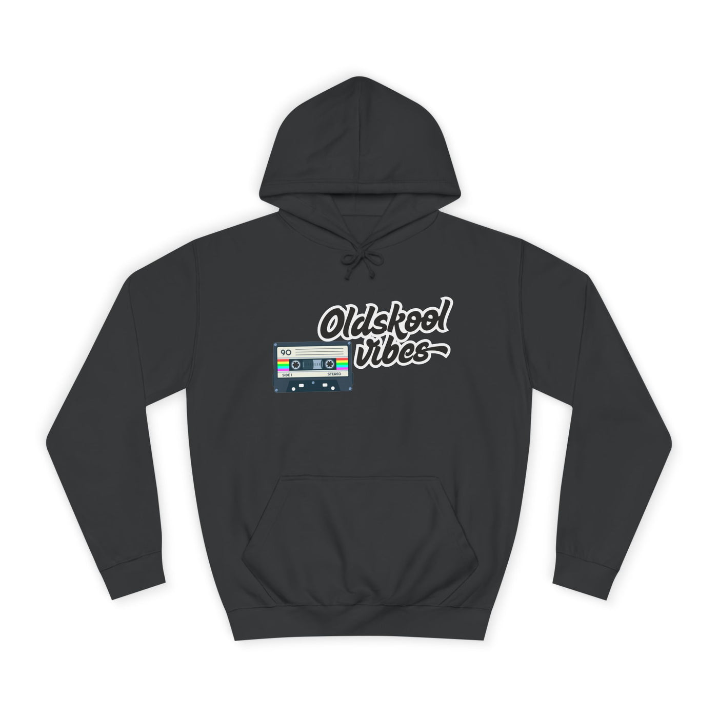 Oldskool Vibes- Hooded Sweatshirt - 'Oldskool' Graphic