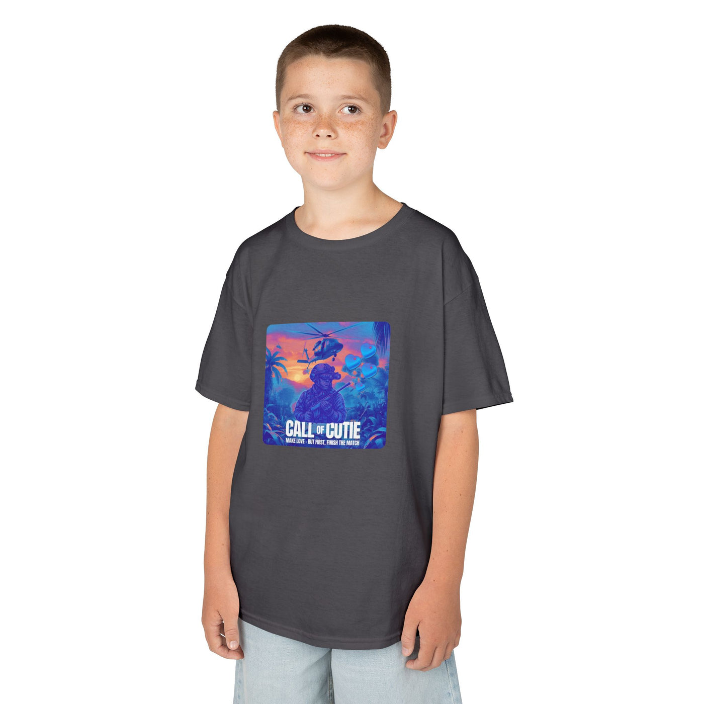 Call of Cutie Unisex Oversized Boxy Tee - Chill Vibes for Game Lovers for Teens