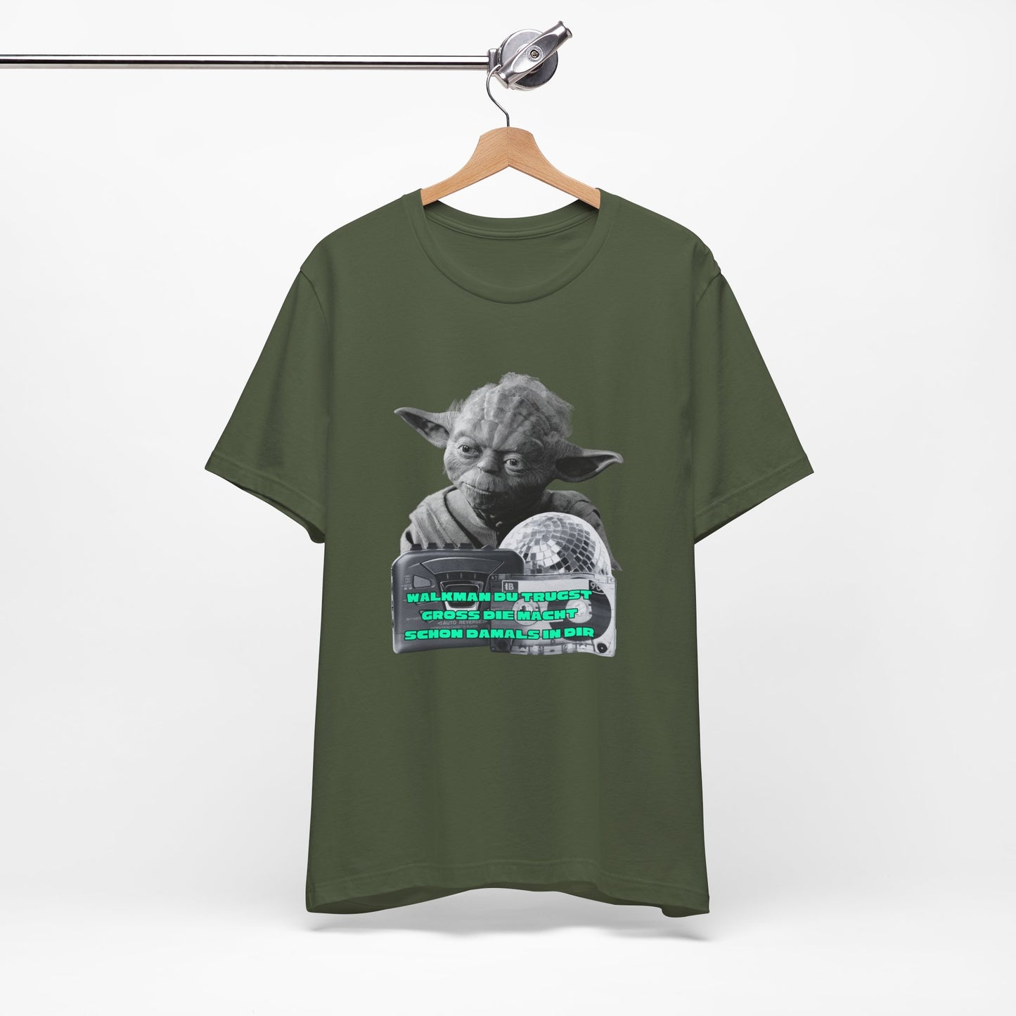 Funny Yoda Quote Unisex Tee - Walkman du kennst - erfahren du bist starwars