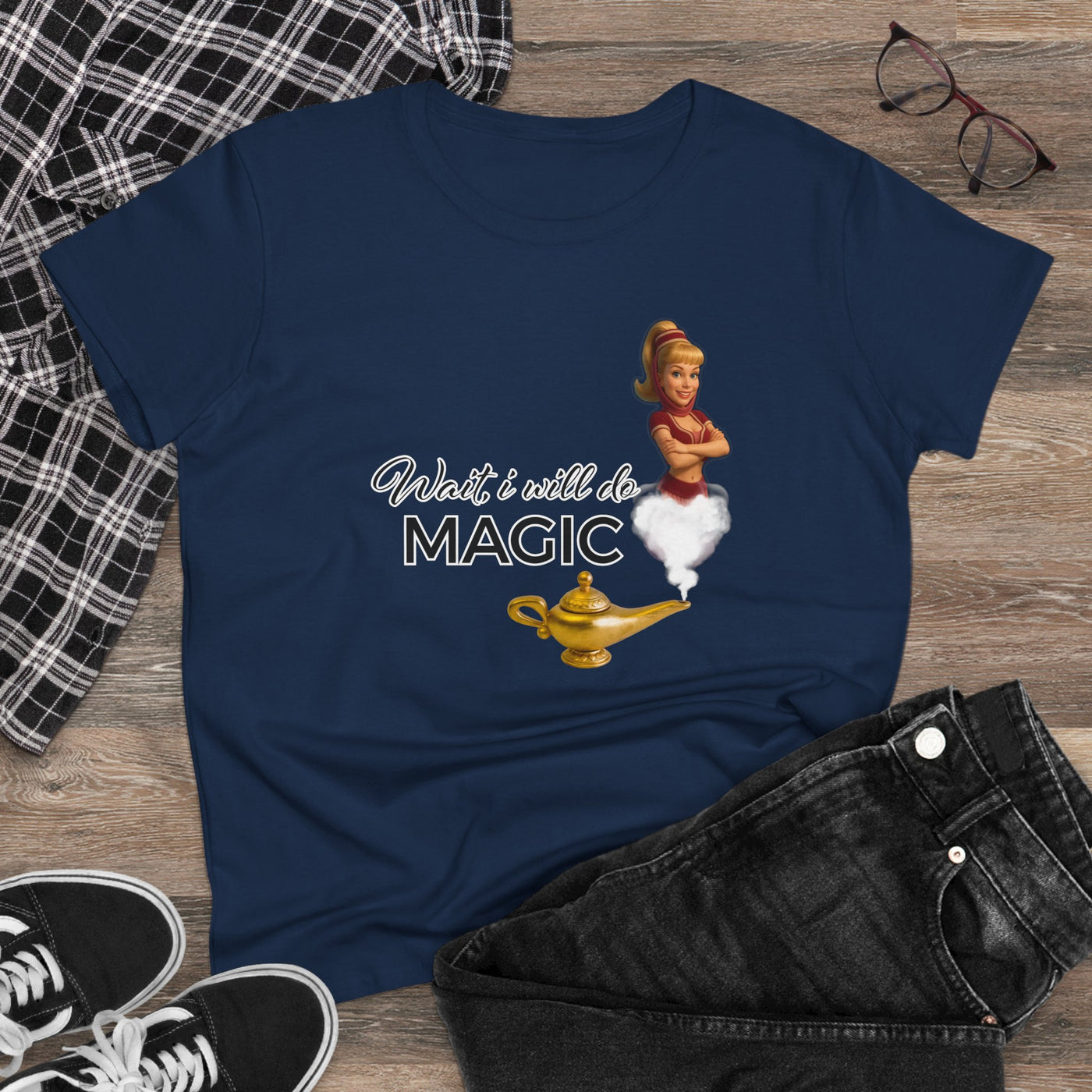Women's Magic T-Shirt - bezaubernde Jeannie - wait, i wil do magic