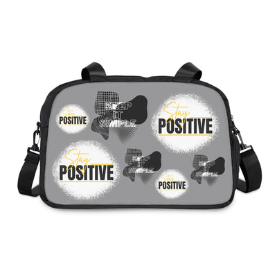 Stay Positive Fitness Handbag - Motivational Gym Tote for Active Lifestyle