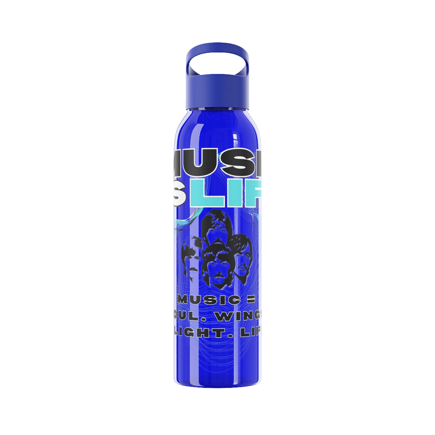 Stylish Music Water Bottle - Wasserflasche - Beatles Style Music is life