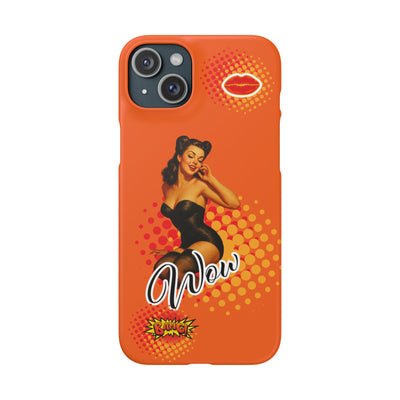 Retro Pin-Up - Handyhülle - Snap Case - Bold 'Wow' Design