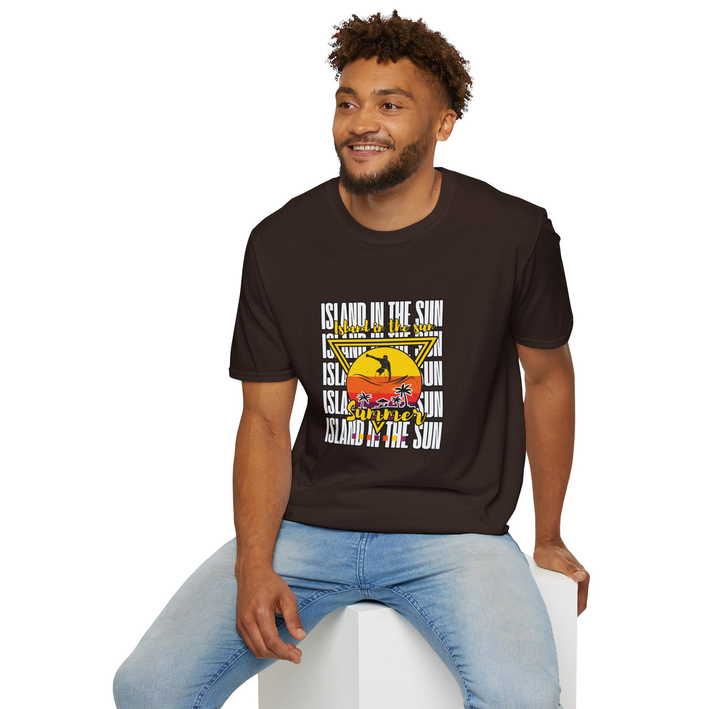 Island in the Sun Unisex Softstyle T-Shirt -Beach Vibes