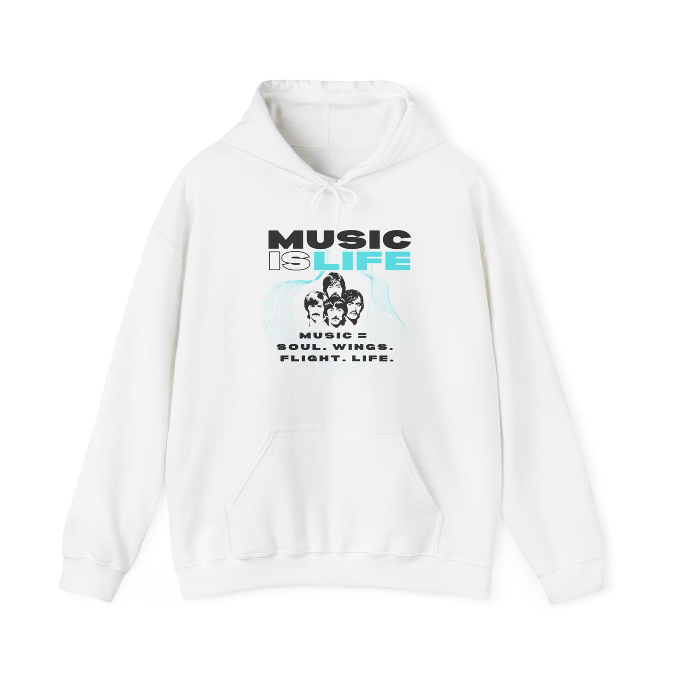 Music is Life Hoodie - Unisex Heavy Blend™ Sweatshirt