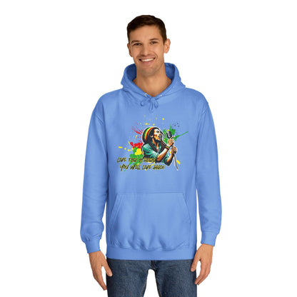 Live for others B  o  b   M a r l e y Hoodie