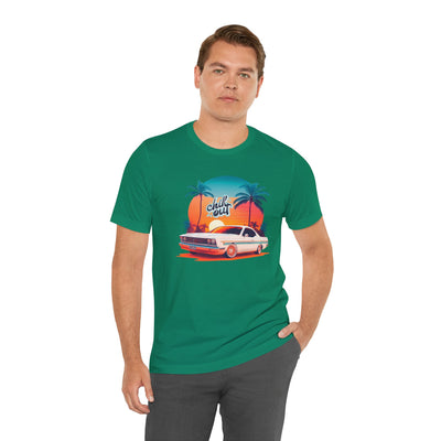 Chill Out Retro Car Tee - Unisex Jersey Short Sleeve Shirt