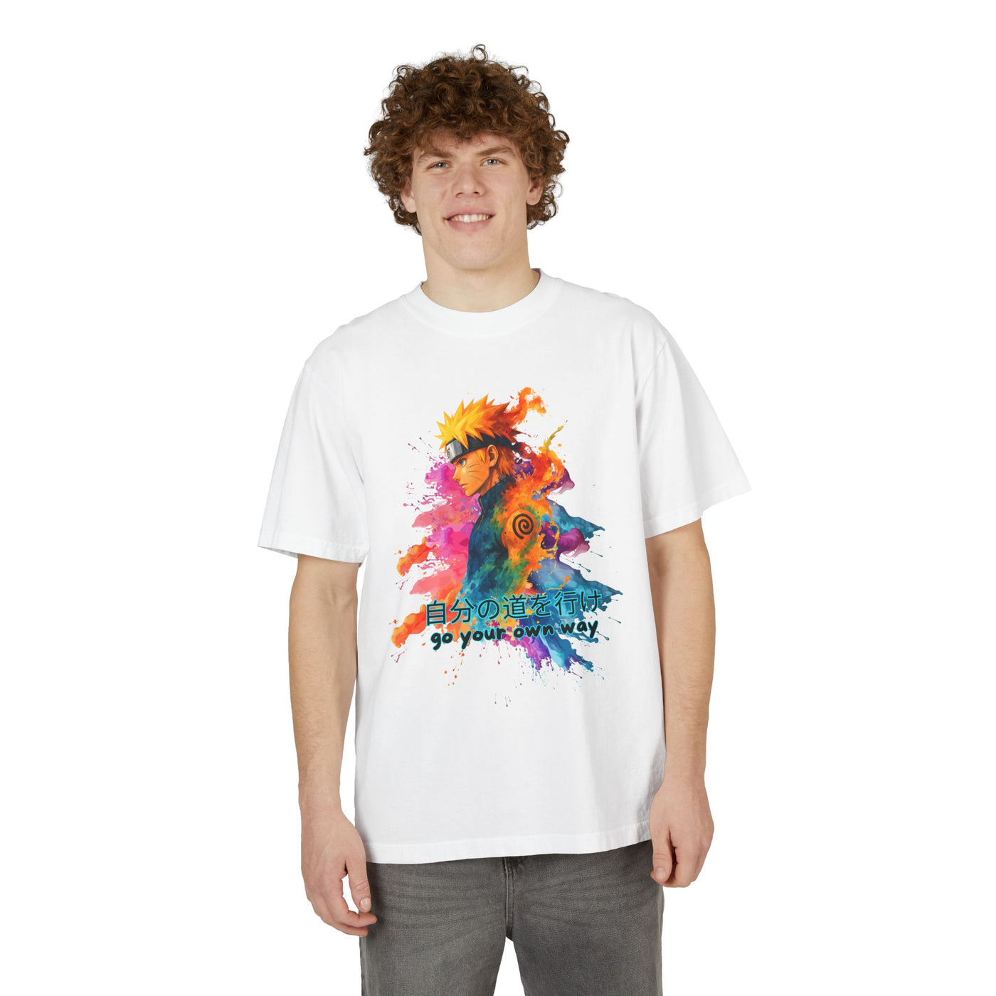 Unisex Graphic T-Shirt - Go Your Own Way - Naruto Inspired Design Anime