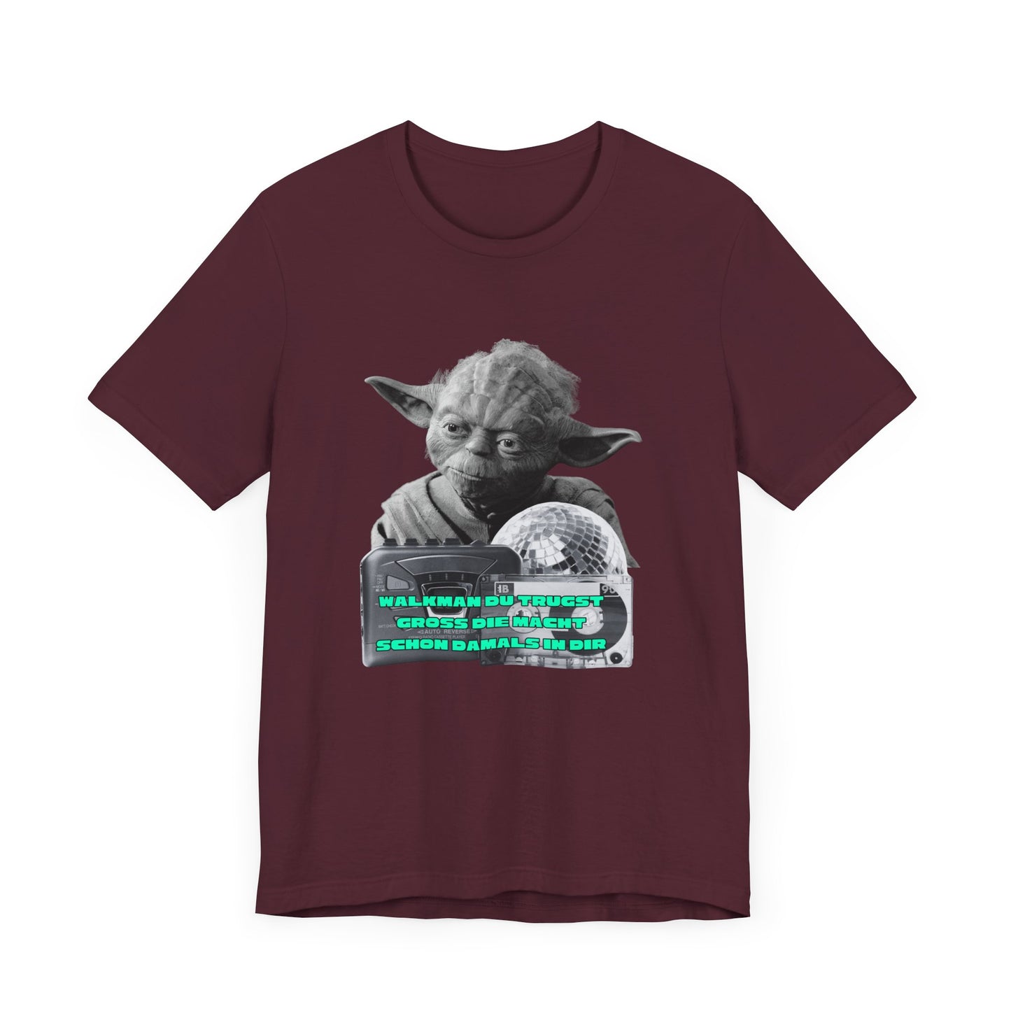 Funny Yoda Quote Unisex Tee - Walkman du kennst - erfahren du bist starwars