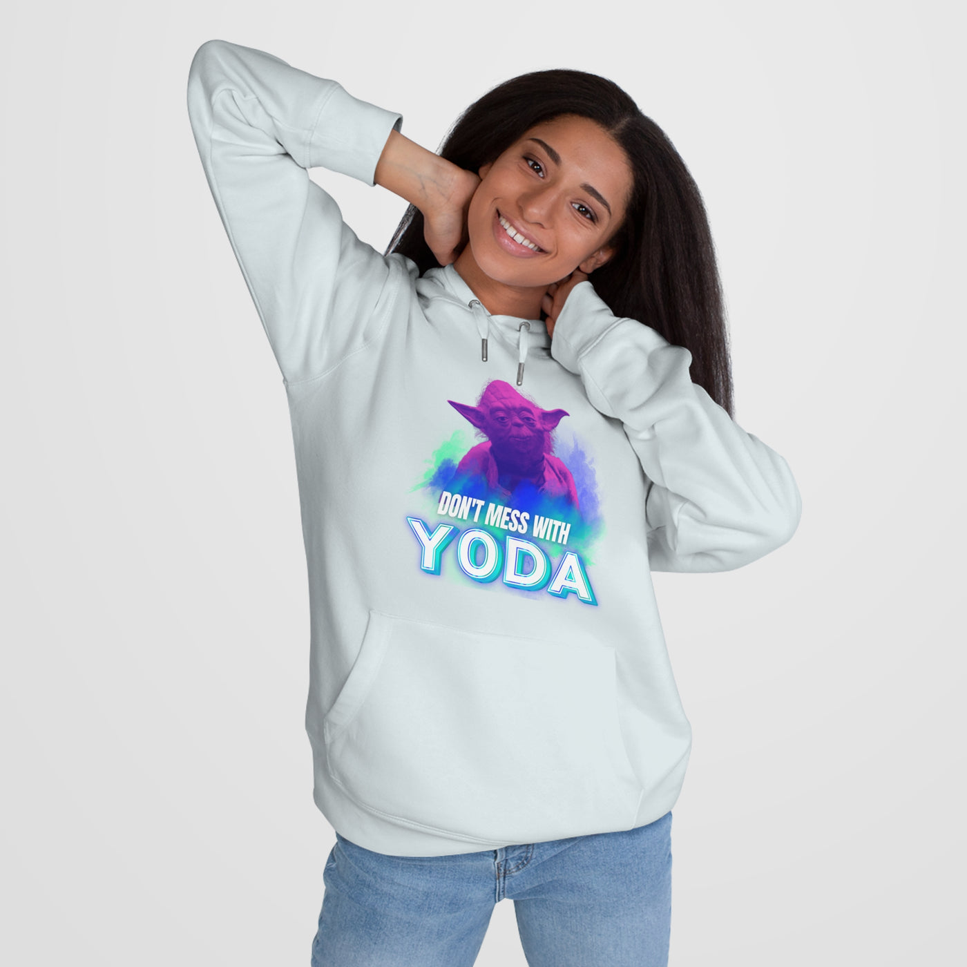 Don't Mess With Yoda Hooded Sweatshirt - starwars