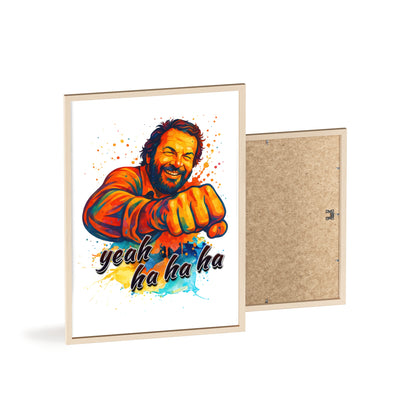 Funny Motivational Poster with Bud Spencer – 'Yeah Ha Ha Ha' 