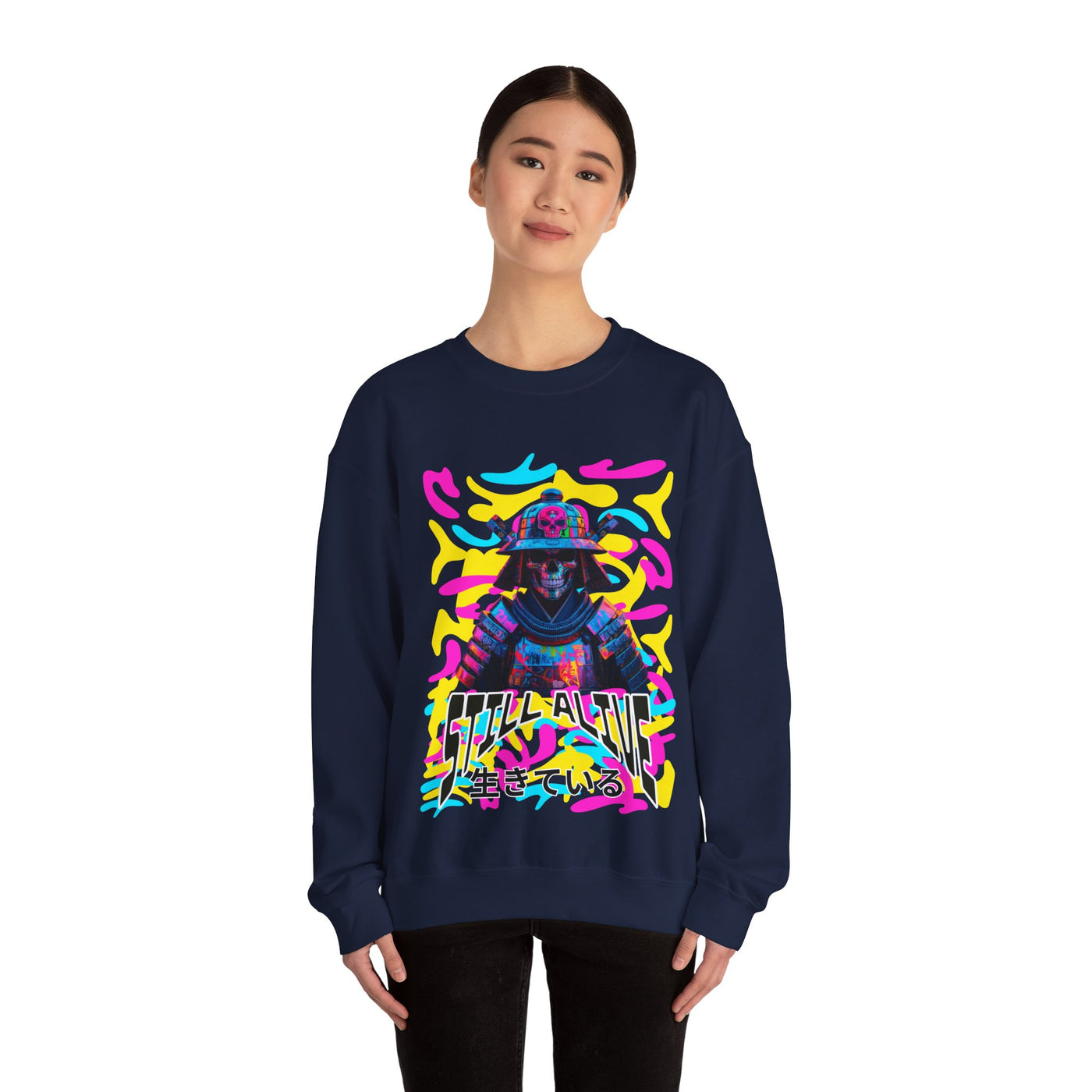 Samurai Still alive Sweatshirt - with Japanese writing