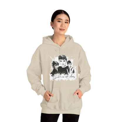 Retro Audrey Hepburn Hoodie - Classic Style