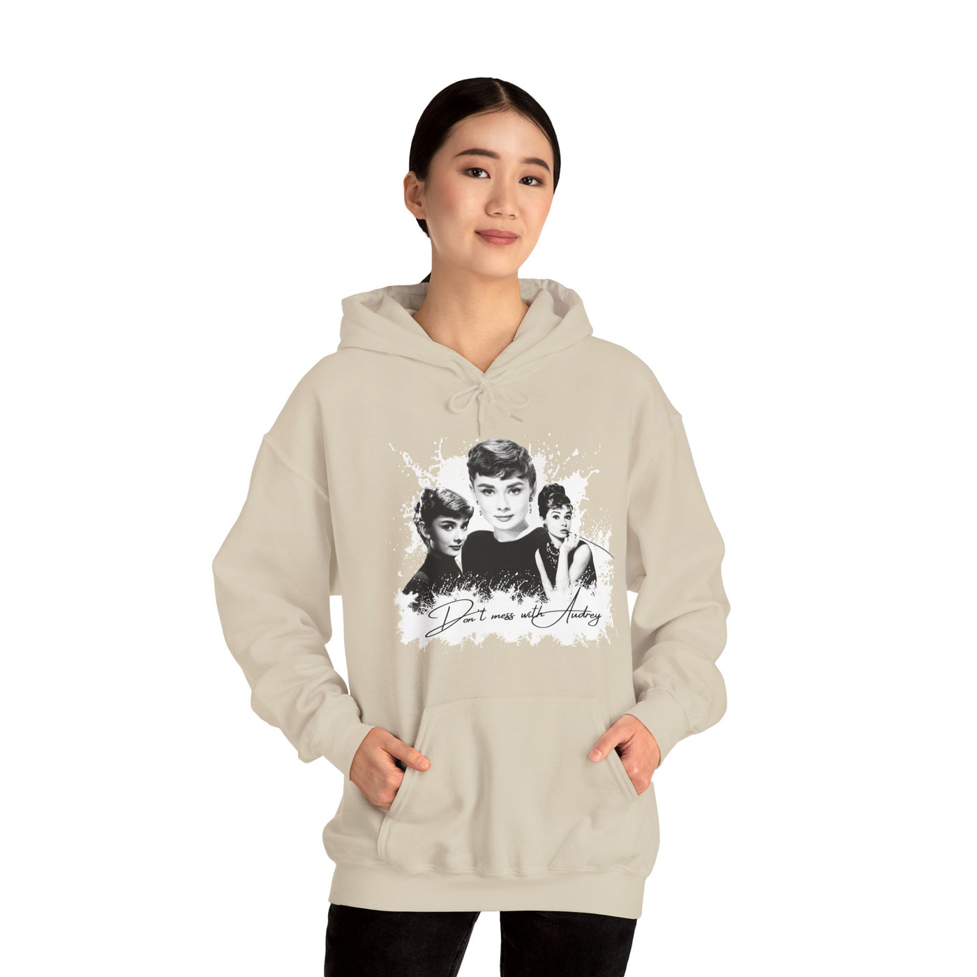 Retro Audrey Hepburn Hoodie - Classic Style