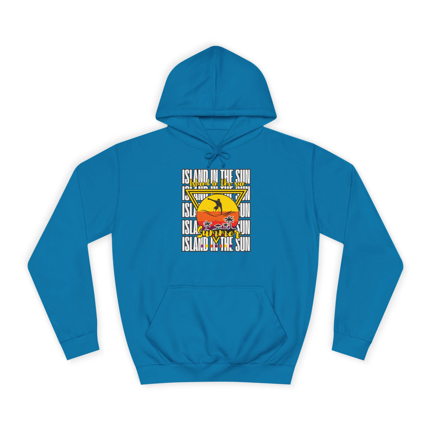 Vibrant College Spirit Hoodie, Unisex College Hoodie