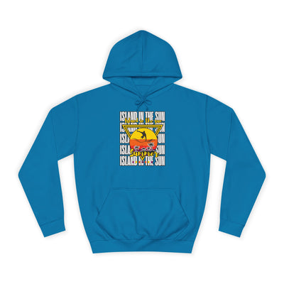 Vibrant College Spirit Hoodie, Unisex College Hoodie