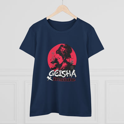"Geisha Inside"Fleece Shirt, Cozy
