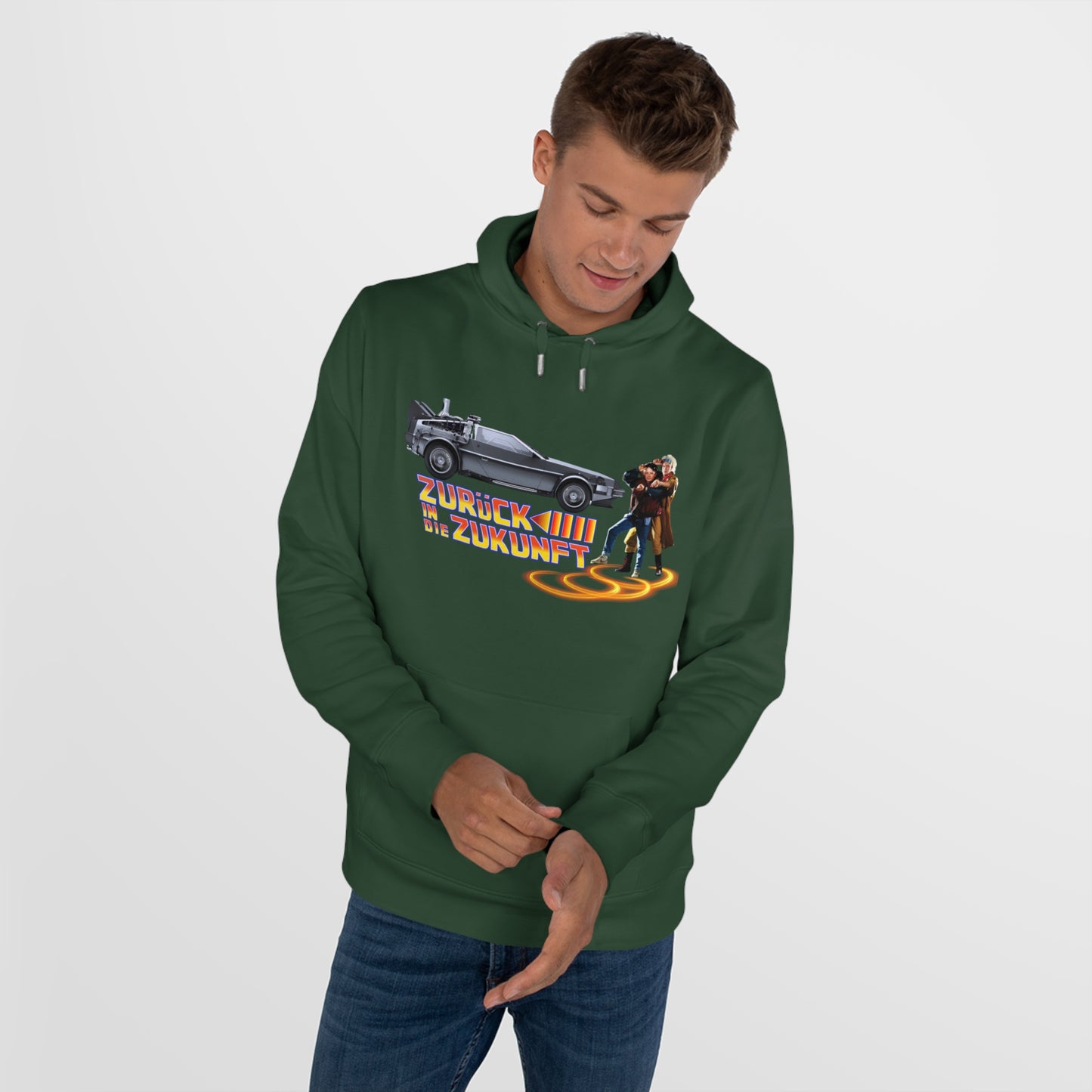 Back to the future - King Hooded Sweatshirt - Perfect for Movie Lovers and Casual Comfort 