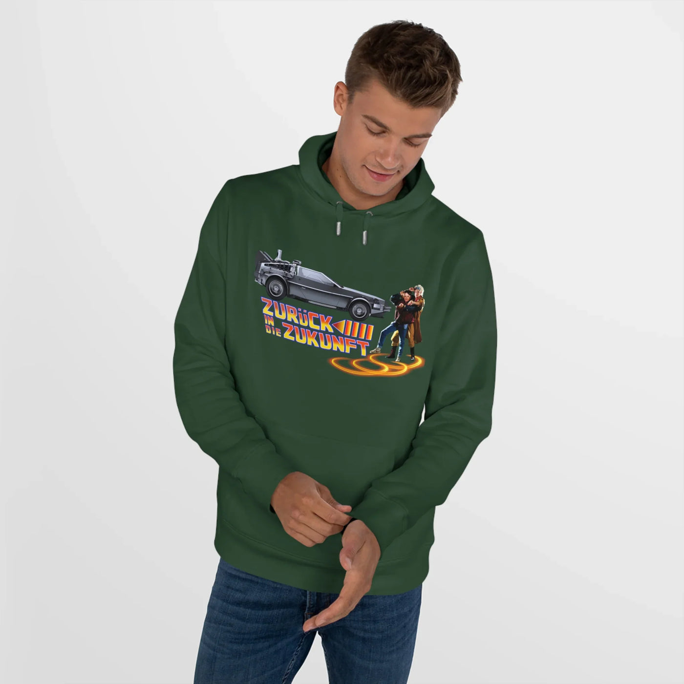 Back to the future - King Hooded Sweatshirt - Perfect for Movie Lovers and Casual Comfort 
