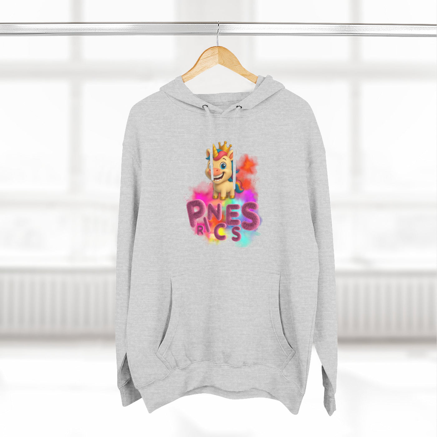 Colorful Kids' Fleece Hoodie with Fun Design
