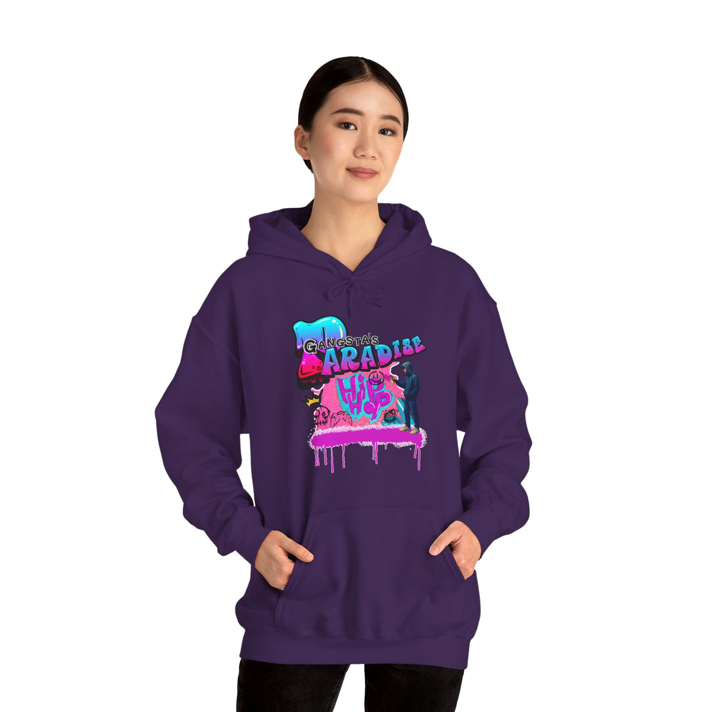 Hoodie Hip Hop Graffiti Design