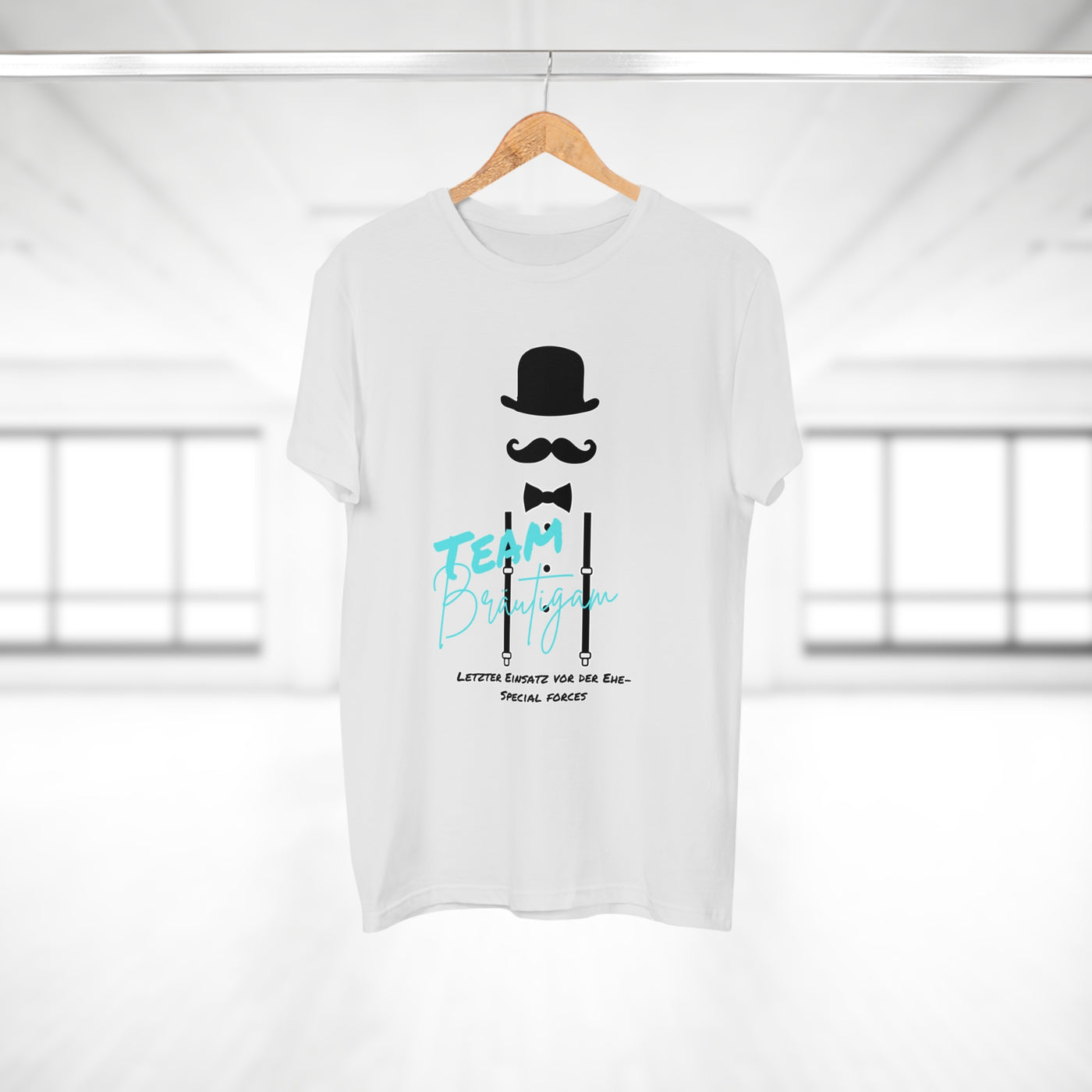 Team Bride Men's Groom "We celebrate the fairytale"