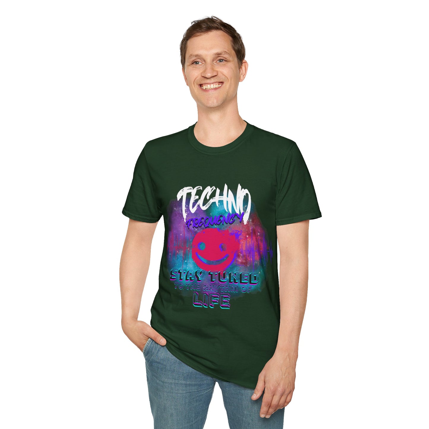 Techno Vibe Unisex T-Shirt | Stay Tuned to the Rhythum of Life
