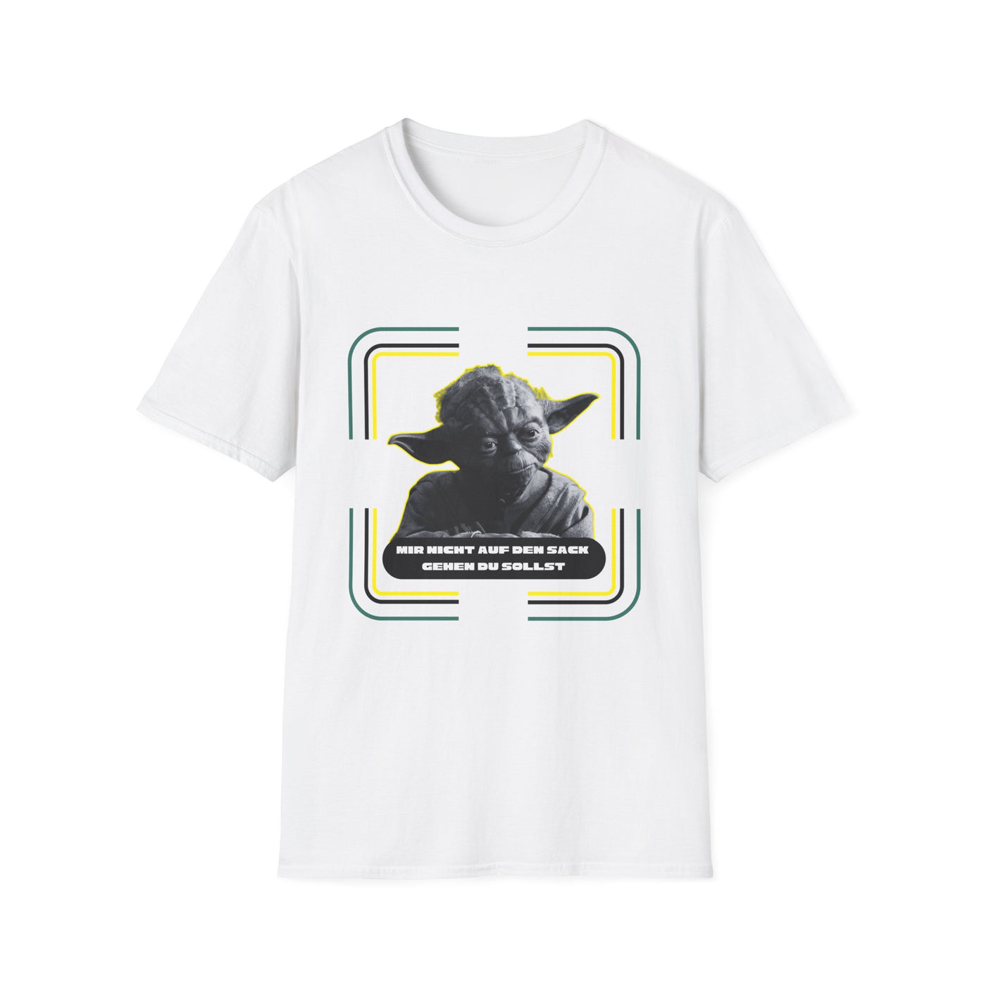 Yoda-Inspired Unisex T-Shirt - 'MIR NICHT AUF DEN... GEHEN DU SOLLST'