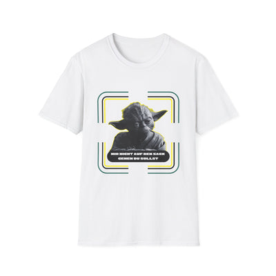 Yoda-Inspired Unisex T-Shirt - 'MIR NICHT AUF DEN... GEHEN DU SOLLST'