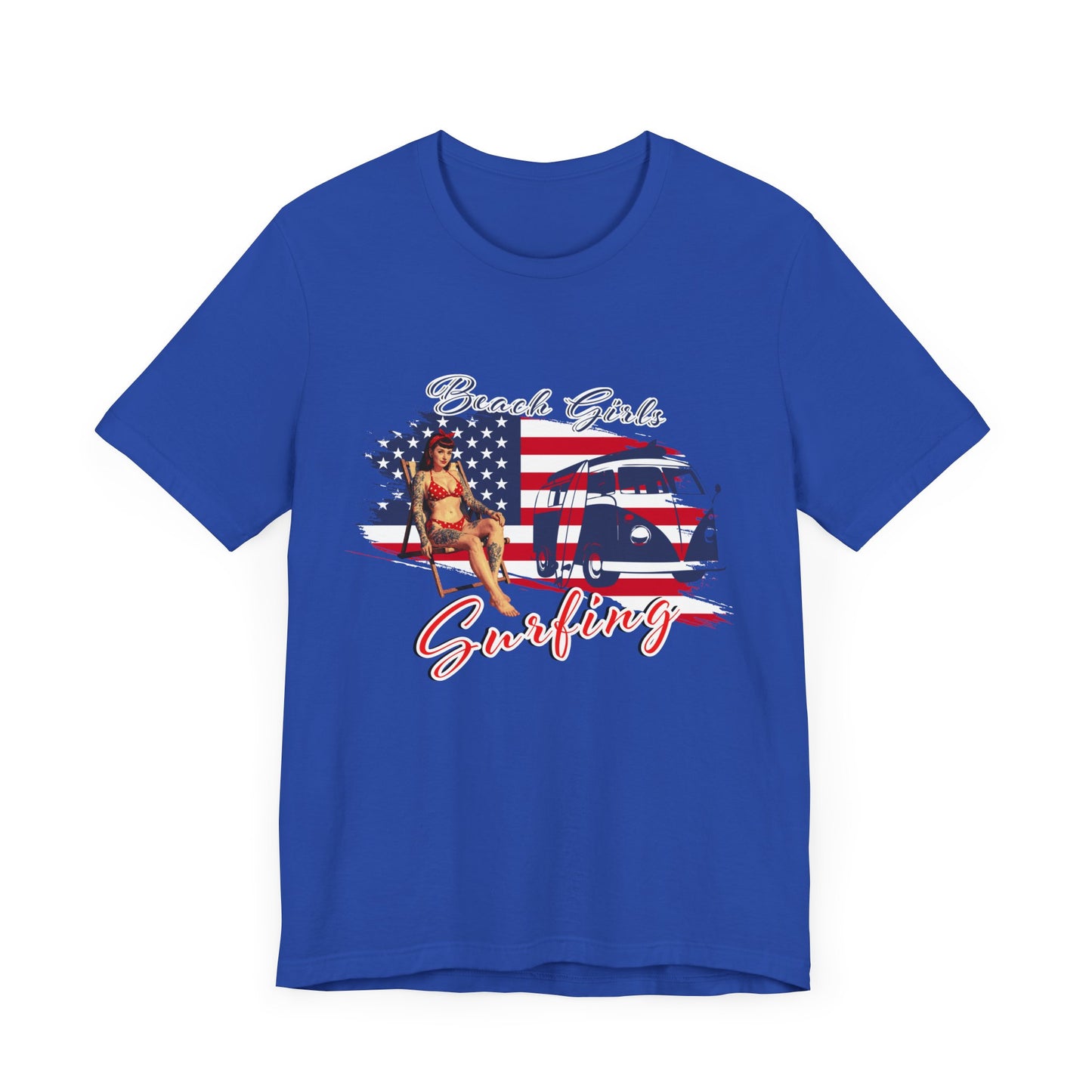 Beach Girls Surfing USA