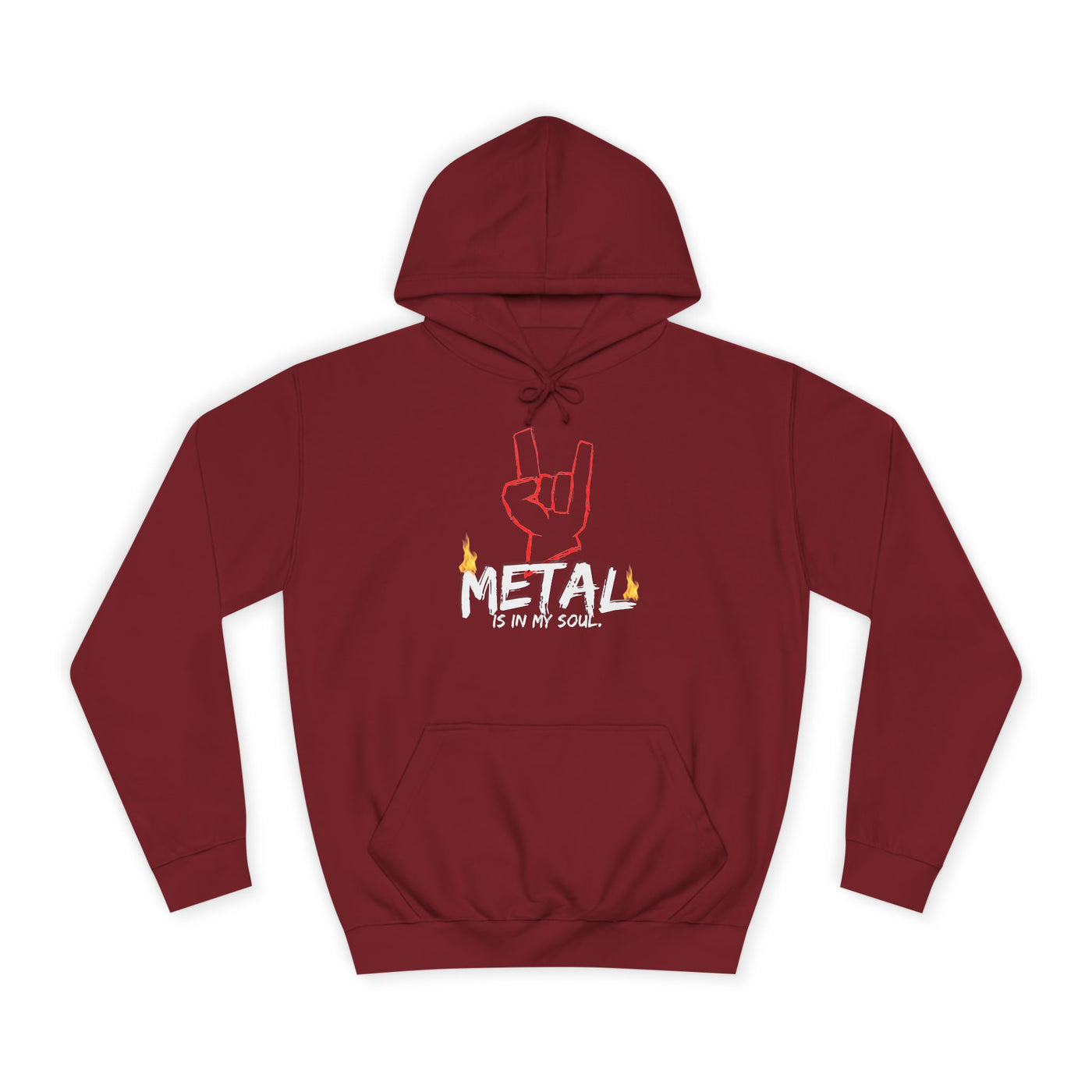 "Metal" Music Unisex College Hoodie